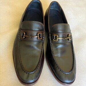 Cole Haan Dark Brown Horsebit Loafers Men's 10